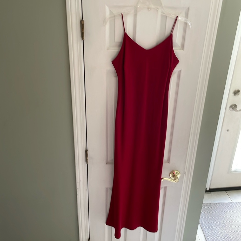 Ralph Lauren long red dress size 4
